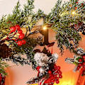 Miniatyrbild 4 av 5: Girland- och Strumpfäste för Spiselkrans, 2 i 1 Kraftiga Hängare
