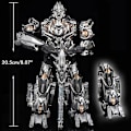Miniatyrbillede 3 af 4: Megatron Tw-1023 Deformeret Bil Robot Legetøj Bærbar Deformations Bilmodel Børnelegetøj Legering Deformations Legetøj Gave til Børn