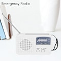 Pikkukuva 2 / 5: Hätäradio aurinko- ja käsikammella, itselataava, akku USB-latauksella FM/AM-radio LED-taskulamppu VIHREÄ