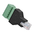 Pikkukuva 4 / 5: 1kpl Ethernet Rj12 6p6c Uros 6-nastainen Ruuviliittimet Adapteri Liitin-dwdz