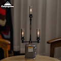 Miniatyrbilde 5 av 5: OD tank gass 3-veis adapter gasslys gasslampe splittadapter skru-inn svart utstyr BKZ33