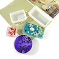 Miniatyrbillede 5 af 5: 8 stk. Tørret Blomst Prøve Epoxy Resin Form 3d Kasse Dekorationer Silikoneform DIY Håndværk Ornamenter Støbeværktøj