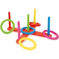 Pikkukuva 1 / 4: Quoits-setti, Muovinen renkaanheittopeli lapsille, Ulkopelisetti lapsille ja aikuisille