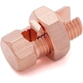 Miniatyrbillede 3 af 5: 10 stk. Massiv Kobber Split Bolt Konnektor, Jordledningsklemme - 6AWG