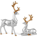 Miniatyrbilde 1 av 4: Reinsdyrpyntstatue, Reinsdyr Juledekorasjon, Hjortegaver til Kvinner, Mammagaver, Hjortedekorasjoner Egnet for Hjem, Kontor, Bibliotek