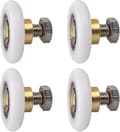 4 duschdörrshjul 23mm, duschbytehjul