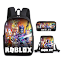 Pikkukuva 1 / 5: Roblox koululaukku kolmiosainen setti Roblox peli reppu