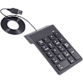 Miniatyrbild 1 av 5: Numeriskt tangentbord, USB numeriskt tangentbord, USB 18-knapps numeriskt tangentbord för bärbar dator/Notebook PC-dator