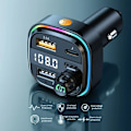 Miniatyrbild 4 av 5: Ny bluetooth bil mp3-spelare laddare multifunktionell bil fm-sändare snabbladdning