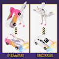 Miniatyrbild 2 av 4: Transformerande Bilrobotleksaker 2 i 1 Bil Flygande Ving Pegasus Bil Gud Barnleksak