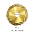 Miniatyrbilde 1 av 5: Cmcp Sagblad Hss 60mm/70mm Nøkkelkopieringsmaskinblad For Duplisering Nøkkelmaskin Fresekutter Nøkkelkutter Skive Låsesmedverktøy 60x7.3x12.7mm 60T