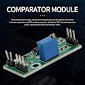 Miniatyrbild 2 av 5: 3 st Lm393 3.5-24v Spänningskomparatormodul med LED-indikator Hög nivåutgång Analog komparator