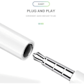 Pikkukuva 2 / 4: 2 kpl Apple Lightning - 3,5 mm kuulokeliitäntäadapteri Aux Audio Kuuloke/Kuulokeadapteri Stereokaapeli iPhone 7/7 Plus/8/8 Plus/x/xs -puhelimille