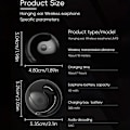 Pikkukuva 2 / 5: Uusi JM13 langaton Bluetooth-kuuloke pieni kookospallo riippuva korvatyyli Bluetooth 5.4 Berliinin ääni erittäin pitkä valmiusaika