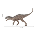 Miniatyrbillede 3 af 3: Dyr Jurassic Dinosaur Verden Gammel Simulation Solid Tyrannosaurus Rex Mund Bevægelig Pynt Model Legetøj