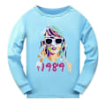 Miniatyrbillede 2 af 5: Taylor Swift Langærmet Pyjamas Sæt Børn Pjs Nattøj Swiftie Fans Gave Purple 11-12 Years