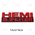 Miniatyrbild 1 av 5: Metall Hemi 5.7 Liter Logo Badge Emblem Bakre Bagagelucka Dekal Bilstickers För Dodge Charger Dart Durango Caliber Journey Tillbehör M-01