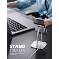 Miniatyrbilde 2 av 5: Telefonstativ for MagSafe-lader - Justerbar ladestasjon i aluminium for skrivebord, 360 graders rotasjon, kompatibel med Apple iPhone 15 14 Plus 13 12