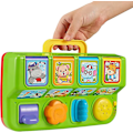 Miniatyrbild 4 av 5: Interaktiv Pop-Up Leksak för Småbarn 1, 2, 3 År – Tittut-Leksak med Ljus, Ljud & Musik – Sött Djur-Lärspel