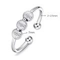 Miniatyrbillede 2 af 5: Angstring Lindre Stress Fidget Spinner Bekymringsperler Meditation Justerbare Ringe