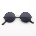 Pikkukuva 1 / 3: Retro Pienet Pyöreät Polarisoidut Aurinkolasit Miesten Naisten John Lennon Style black frame
