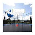 Miniatyrbilde 3 av 3: Trampoline basketballstativ med mini basketball Enkel å installere basketballstativ for trampoline for sikre dunker