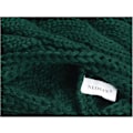Miniatyrbilde 4 av 5: Damers Tykk Ribbestrikket Vinter Infinity Circle Loop Skjerf Premium Twist Dark Green