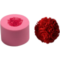 Miniatyrbilde 1 av 4: Form, 3D roseform for form for lett såpe DIY