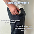 Miniatyrbild 4 av 5: 1-pack Trådlös BT-högtalare Benledningshögtalare Uppladdningsbar Mini Portabel Högtalare för Podcaster