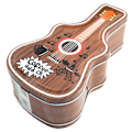Miniatyrbillede 2 af 2: 1 stk. Guitarformet sparegris metal sparebøsse tilfældig stil (rød sort)