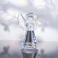 Miniatyrbillede 3 af 5: Krystal Engel Figur Ornamenter Glas Kunsthåndværk til Hjem og Kontor Julefestivaler Dekoration