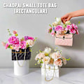Miniatyrbild 3 av 5: Stilrena rektangulära presentpåsar för blommor Enkla presentväskor för blomsterhandlare Handväska för arrangemang Bröllopsdag
