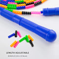 Miniatyrbillede 4 af 5: Double Dutch Sjippetov 4,8 meter - 2 pak Lange Sjippetov til Børn og Voksne, Plastik Sjippetov med Perler, Nok til 4-5 Personer