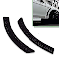 Miniatyrbillede 2 af 4: 2 stk. til Mitsubishi Lancer 2008-2015 Evo 10 X Sort Front Skærm Side Ventilationsdæksel