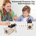 Miniatyrbillede 2 af 5: Hjemmelavet Diaprojektor til Børn, DIY Pædagogisk Legetøj, Diaprojektor Model til Børn, Folkeskoleelever, Videnskabeligt Eksperimentudstyr