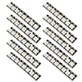 Miniatyrbillede 3 af 5: 10 stk. 8-bit WS2812 5050 RGB LED med indbygget fuldfarve-drevet udviklingskort