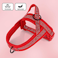 Miniatyrbillede 3 af 5: Sikkerhedsreflekterende hundesele, trækfri, frontmonteret til kæledyr, Beagle Rottweiler Red S:Chest 43-53cm