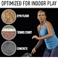 Miniatyrbilde 4 av 5: 12 stk. Pickleball Nettpose 26 Hull Hullball PE Materiale Høy Elastisitet Wiffle Ball