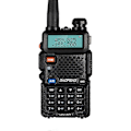 Miniatyrbillede 1 af 5: Uv5r Baofeng tovejsradio 136-174/400-520mhz 1800mah Walkie-talkie Bf-uv5r bærbar Ham Cb radiotransceiver 5r 5 farvemuligheder Black