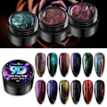 Miniatyrbild 4 av 5: Halvpermanent lack Multicolor Diy Resin 4 X 3 Cm Glitter Nagelkonst Gel