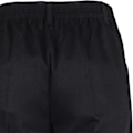 Pikkukuva 3 / 5: Lasten poikien housut, yksivärinen koulupuku, vedettävä malli, normaali istuvuus, joustavat housut Jet Black 2 Pack 5-6 Years