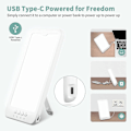 Pikkukuva 2 / 4: TYPE-C Kannettava Valohoitolaite 5V USB-liitäntä SAD Tunnehoitolamppu