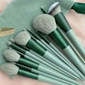 Miniatyrbilde 5 av 5: 13-delt Profesjonelt Sminkepenselsett - Myke Syntetiske Børstehår for Perfekt Foundation, Rouge, Concealer og Øyesminke - Ovalt Design, Uduftet
