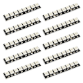 Miniatyrbillede 1 af 5: 10 stk. 8-bit WS2812 5050 RGB LED med indbygget fuldfarve-drevet udviklingskort