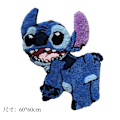 Miniatyrbillede 2 af 5: Smiley Stitch imiteret kashmir gulvtæppe stue vindue veranda køkken hjem gulvtæppe