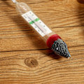 Miniatyrbillede 5 af 5: Glas Saltvands Hydrometer 1.000-1.040 Indbygget Termometer Temperatur 0-40