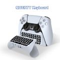 Miniatyrbild 2 av 5: PS5-kontroll trådlöst Bluetooth externt tangentbord med inbyggd högtalare för röstchattinmatning tangentbordSpeltillbehör
