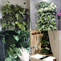 Miniatyrbillede 4 af 5: Vertikal Haveplanter, 7 Lommer Væghængt Grøn Filt Planter Væghængende Plantepose Vækstpose til Hjemmehave Balkon Dekoration