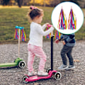 Pikkukuva 5 / 5: Potkulaudan pyörät, 2 kpl potkulaudan pyörät viireillä ja auton kellolla, temppupotkulaudan pyörät, 100 mm, potkulauta temppupotkulaudan pyörät, unisex aikuinen (musta)
