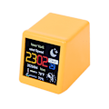 Miniatyrbild 1 av 4: WIFI smart skrivbords elektronisk klocka väder liten TV digitala ornament